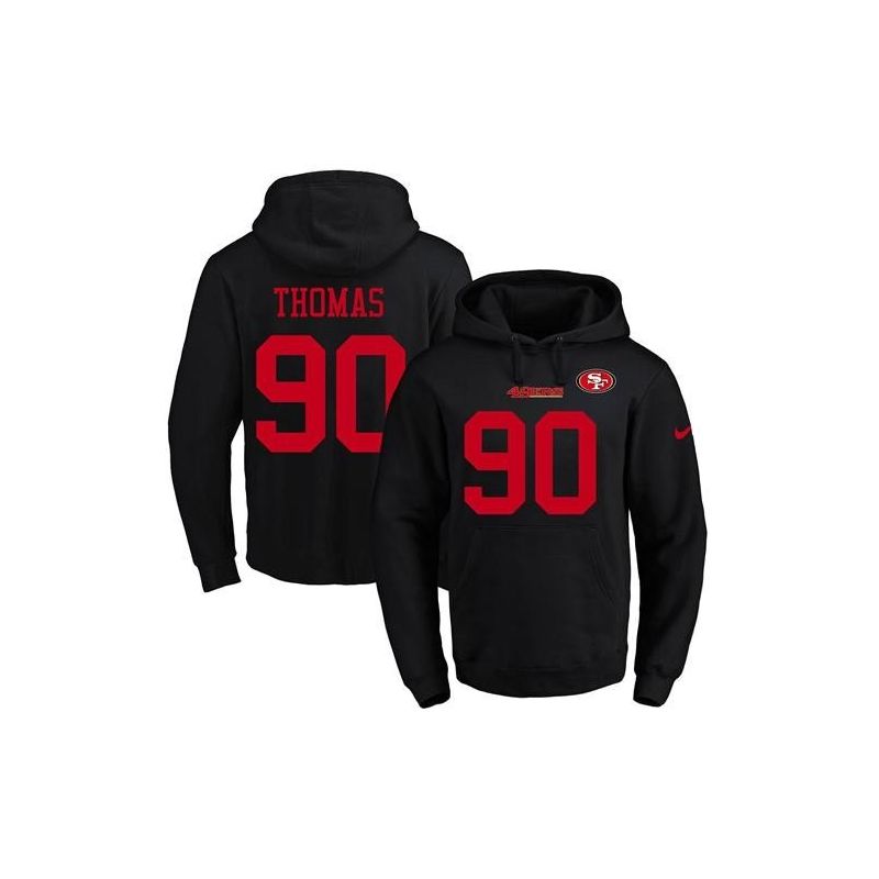 Cheap Solomon Thomas 49ers Hoodie From China 2017 draft Black #90