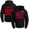 Cheap Solomon Thomas 49ers Hoodie From China 2017 draft Black #90