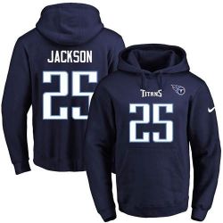 Cheap Adoree Jackson Titans Hoodie From China 2017 draft Navy #25