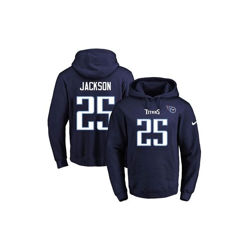Cheap Adoree Jackson Titans Hoodie From China 2017 draft Navy #25