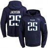 Cheap Adoree Jackson Titans Hoodie From China 2017 draft Navy #25