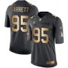 Cheap Myles Garrett Browns Jersey From China 2017 draft Salute to Service Gold #95