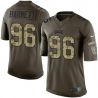 Cheap Derek Barnett Eagles Jersey From China 2017 draft Olive Salute to Service #96