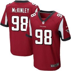 Cheap Takkarist McKinley Falcons Jersey From China 2017 draft Elite Red #98