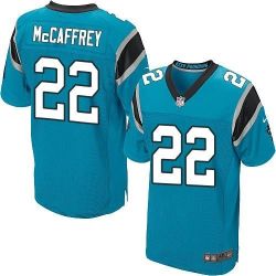 Cheap Christian McCaffrey Panthers Jersey From China 2017 draft Elite Blue #22