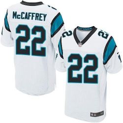 Cheap Christian McCaffrey Panthers Jersey From China 2017 draft Elite White #22