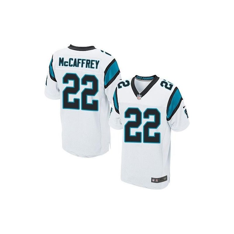 Cheap Christian McCaffrey Panthers Jersey From China 2017 draft Elite White #22