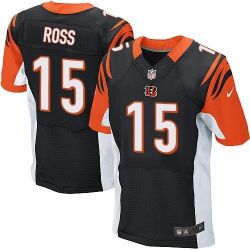 Cheap John Ross Bengals Jersey From China 2017 draft Elite Black #15