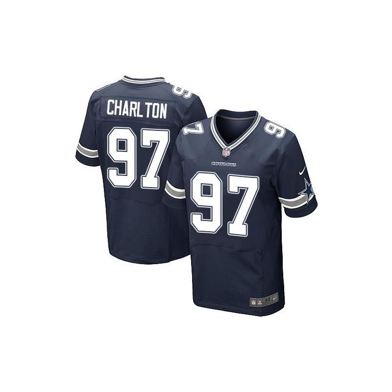 Cheap Taco Charlton Cowboys Jersey From China 2017 draft Elite Blue #97