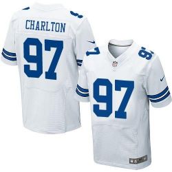 Cheap Taco Charlton Cowboys Jersey From China 2017 draft Elite White #97