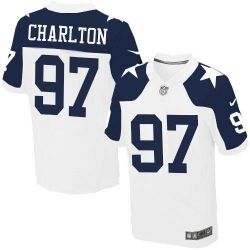 Cheap Taco Charlton Cowboys Jersey From China 2017 draft Elite White Thanksgiving #97