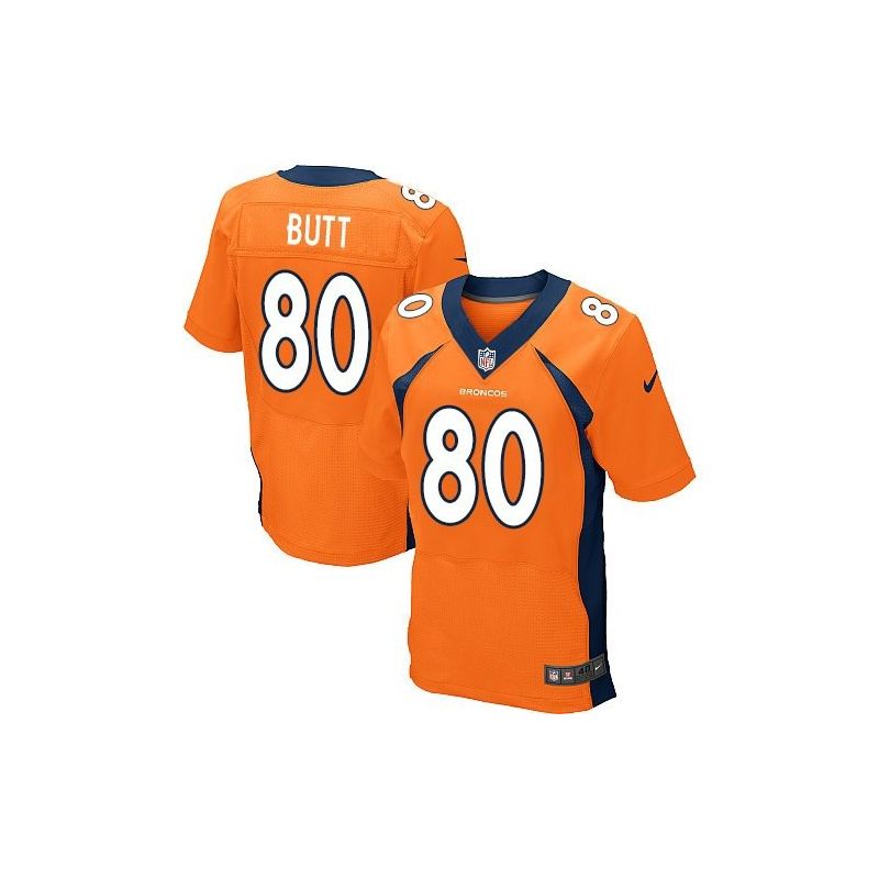 Cheap Jake Butt Broncos Jersey From China 2017 draft Elite Orange #80