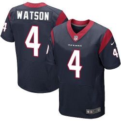 Cheap Deshaun Watson Texans Jersey From China 2017 draft Elite Blue #4