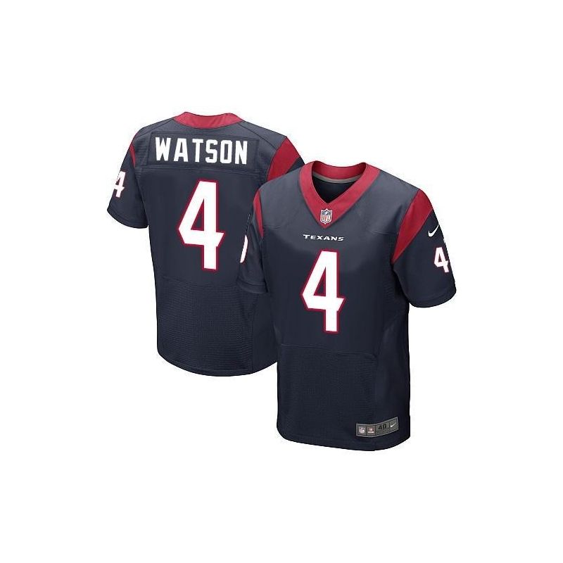 Cheap Deshaun Watson Texans Jersey From China 2017 draft Elite Blue #4