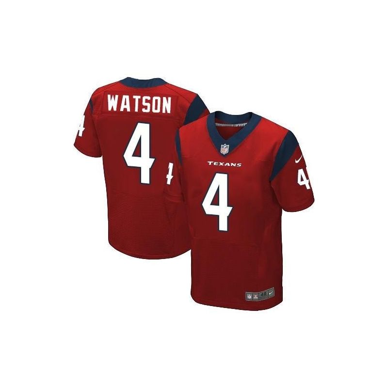 Cheap Deshaun Watson Texans Jersey From China 2017 draft Elite Red #4