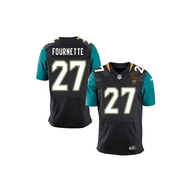 Cheap Leonard Fournette Jaguars Jersey From China 2017 draft Elite Black #27