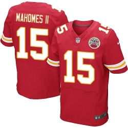 Cheap Patrick Mahomes II Chiefs Jersey From China 2017 draft Elite Red #15