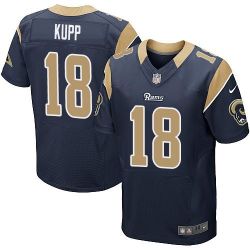 Cheap Cooper Kupp Rams Jersey From China 2017 draft Elite Navy #18