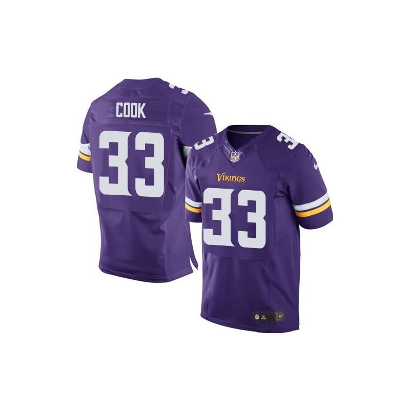 Cheap Dalvin Cook Vikings Jersey From China 2017 draft Elite Purple #33