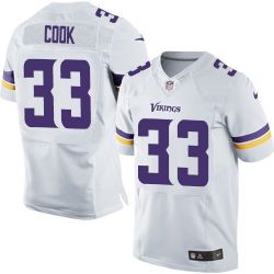 Cheap Dalvin Cook Vikings Jersey From China 2017 draft Elite White #33