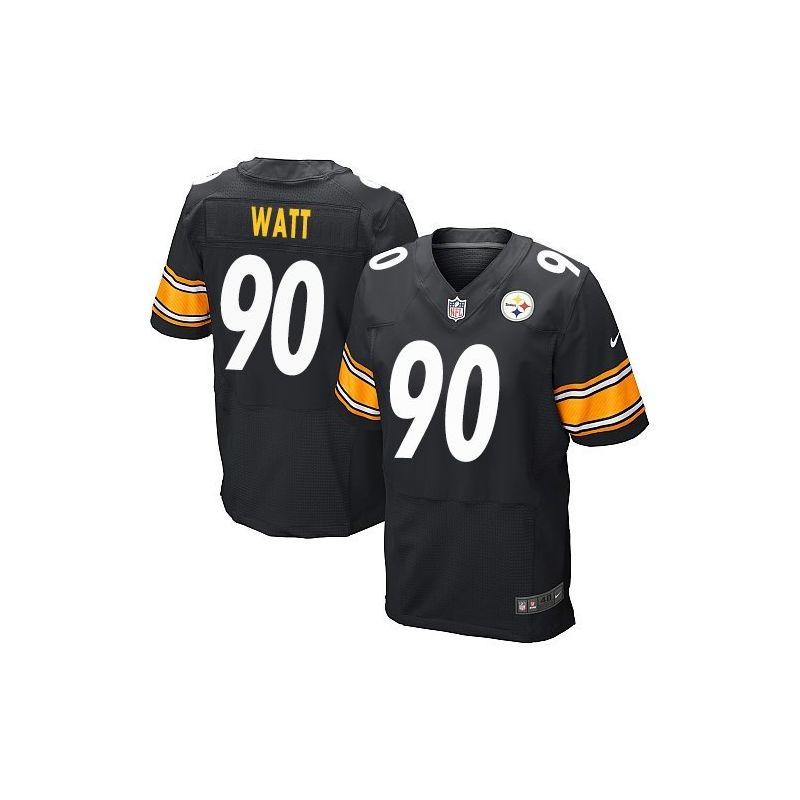 Cheap TJ Watt Steelers Jersey From China 2017 draft Elite Black #90