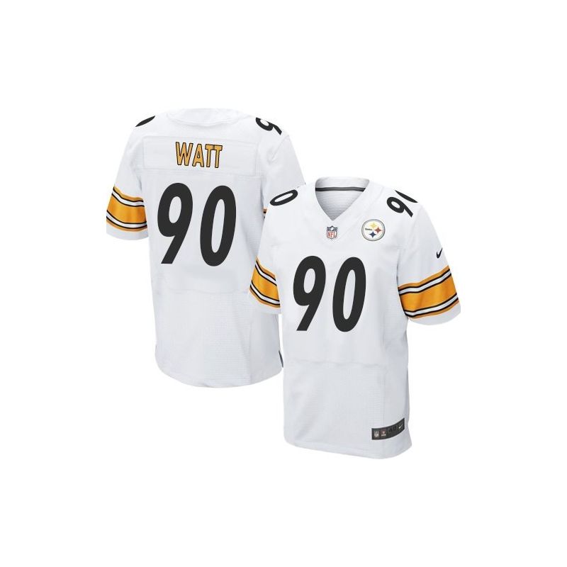 Cheap TJ Watt Steelers Jersey From China 2017 draft Elite White #90