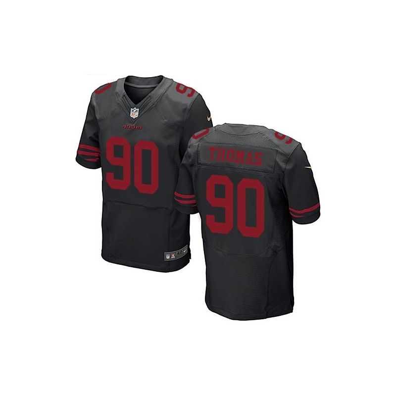 Cheap Solomon Thomas 49ers Jersey From China 2017 draft Elite Black #90