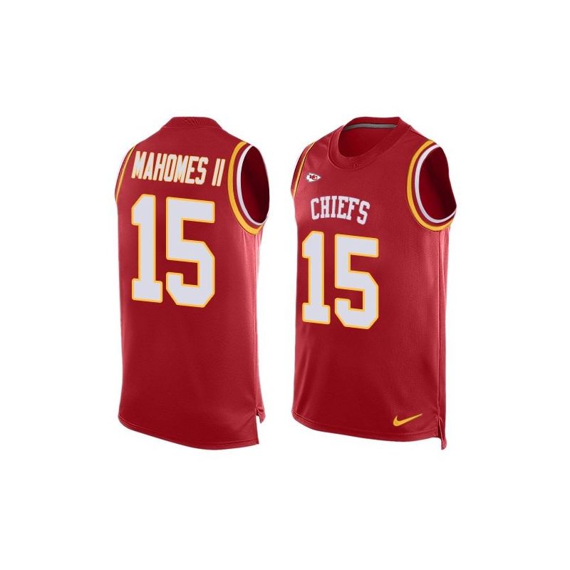 Cheap Patrick Mahomes II Chiefs Tank Top From China 2017 draft #15