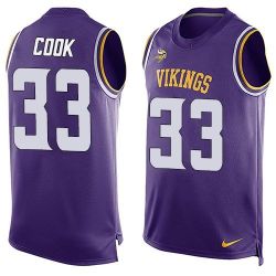 Cheap Dalvin Cook Vikings Tank Top From China 2017 draft #33