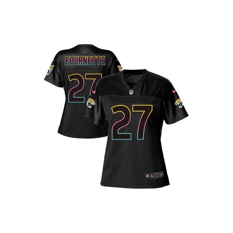 Cheap Leonard Fournette Jaguars Women Jersey From China 2017 draft Black Fashion #27