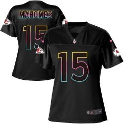 Cheap Patrick Mahomes II Chiefs Women Jersey From China 2017 draft Black Fashion #15