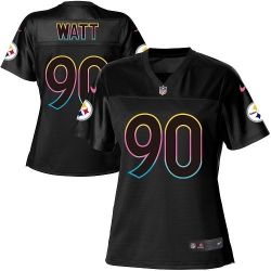 Cheap TJ Watt Steelers Women Jersey From China 2017 draft Black Fashion #90