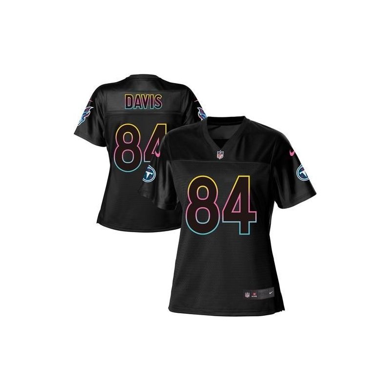 Cheap Corey Davis Titans Women Jersey From China 2017 draft Black Fashion #84