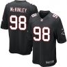 Cheap Takkarist McKinley Falcons Jersey From China 2017 draft Game Black #98