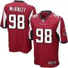 Cheap Takkarist McKinley Falcons Jersey From China 2017 draft Game Red #98