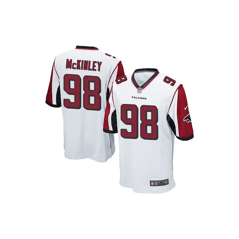 Cheap Takkarist McKinley Falcons Jersey From China 2017 draft Game White #98