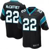 Cheap Christian McCaffrey Panthers Jersey From China 2017 draft Game Black #22
