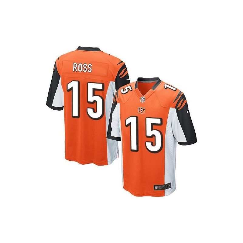 Cheap John Ross Bengals Jersey From China 2017 draft Game Orange #15