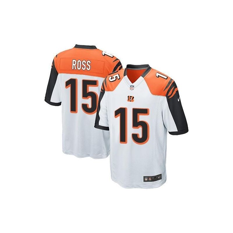 Cheap John Ross Bengals Jersey From China 2017 draft Game White #15