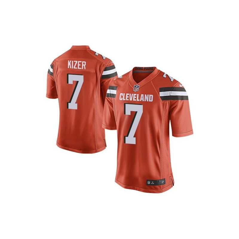 Cheap DeShone Kizer Browns Jersey From China 2017 draft Game Orange #7