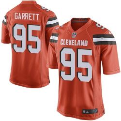 Cheap Myles Garrett Browns Jersey From China 2017 draft Game Orange #95