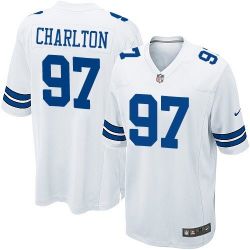 Cheap Taco Charlton Cowboys Jersey From China 2017 draft Game White #97