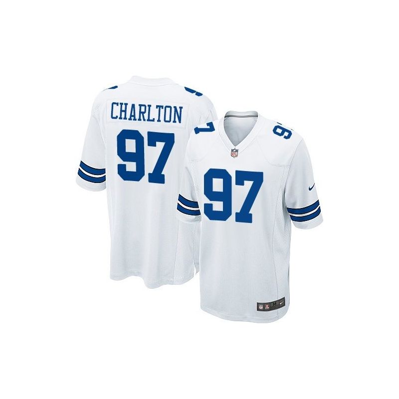 Cheap Taco Charlton Cowboys Jersey From China 2017 draft Game White #97