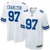 Cheap Taco Charlton Cowboys Jersey From China 2017 draft Game White #97