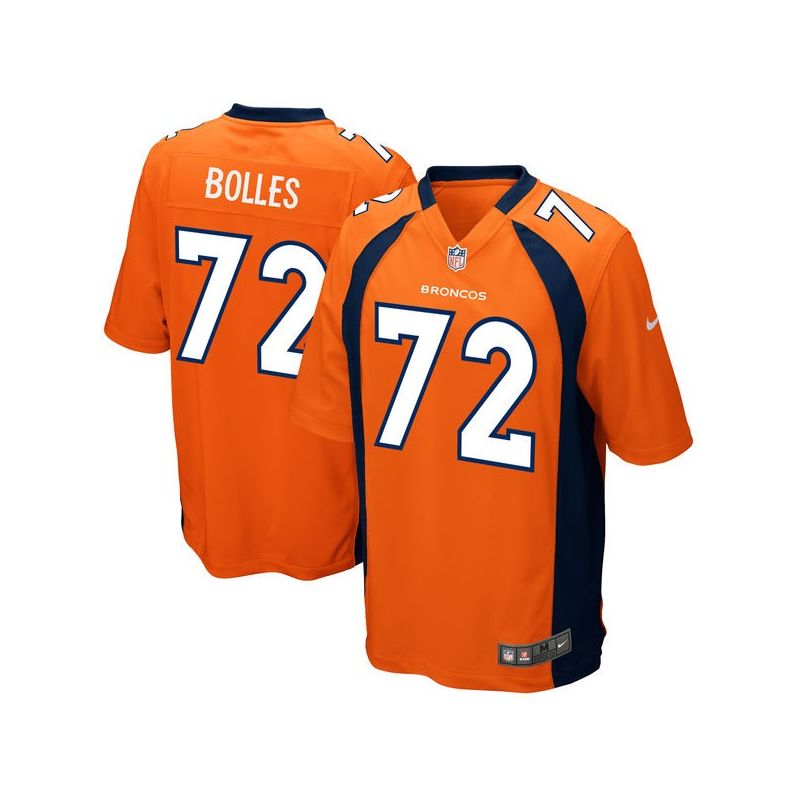 Cheap Garett Bolles Broncos Jersey From China 2017 draft Game Orange #72