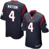 Cheap Deshaun Watson Texans Jersey From China 2017 draft Game Navy #4