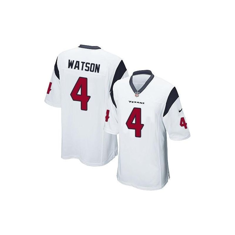 Cheap Deshaun Watson Texans Jersey From China 2017 draft Game White #4