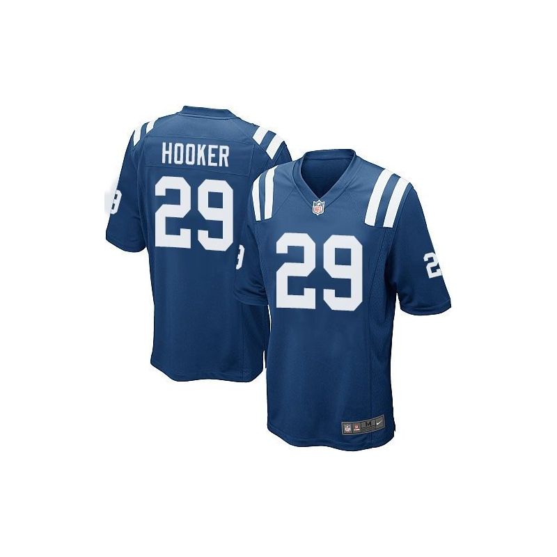 Cheap Malik Hooker Colts Jersey From China 2017 draft Game Blue #29