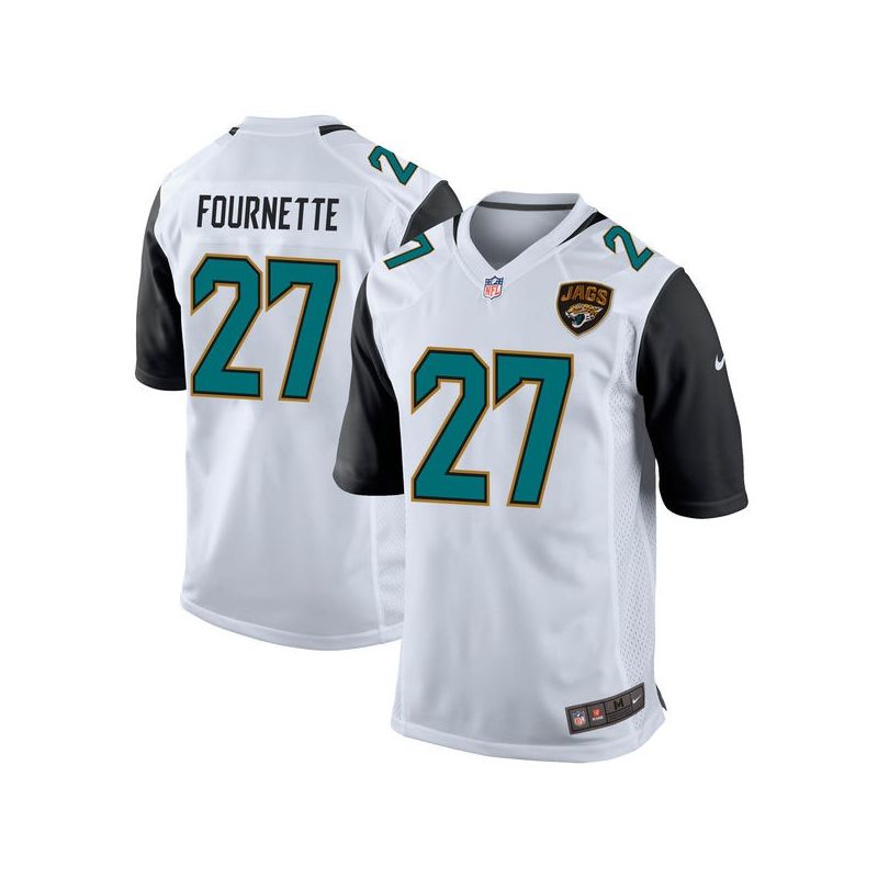 Cheap Leonard Fournette Jaguars Jersey From China 2017 draft Game White #27