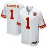 Cheap Patrick Mahomes II Chiefs Jersey From China 2017 draft Game White #1